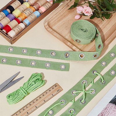 Cotton Herringbone Ribbons OCOR-WR0001-55B-1