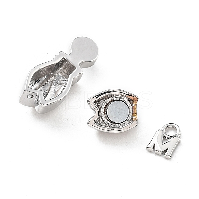 Brass Magnetic Clasps KK-G523-05P-1
