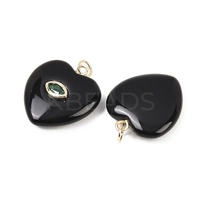 Natural Obsidian Pendants G-Z134-04F-1