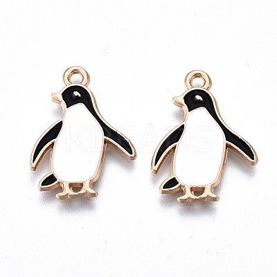 Eco-Friendly Alloy Enamel Pendants ENAM-Q437-009-NR-1