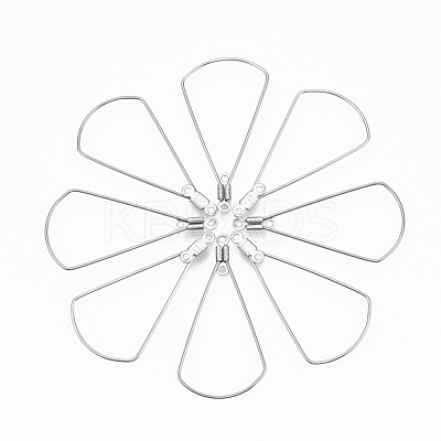 Tarnish Resistant 304 Stainless Steel Wire Pendants X-STAS-T051-004-1