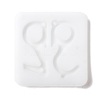 Key Shape DIY Pendant Silicone Molds LS-DIY-F114-15-1