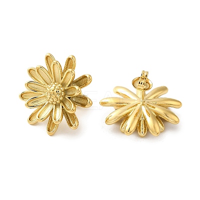 304 Stainless Steel Stud Earrings for Women EJEW-G364-06G-1