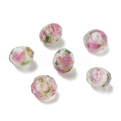 Handmade Gold Sand Lampwork Beads X-L26BN011-1