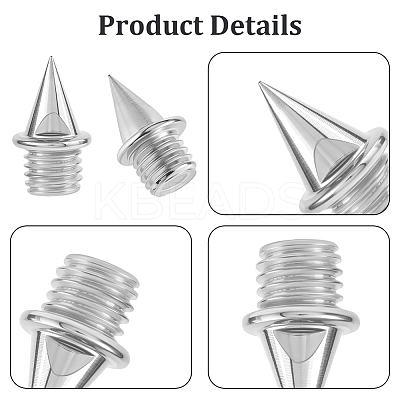 50Pcs Steel Pyramid Spike FIND-GF0008-36P-1
