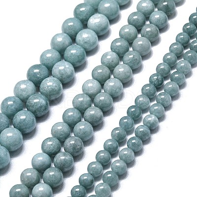 Natural Malaysia Jade Beads Strands G-L645-A01-8mm-12-1