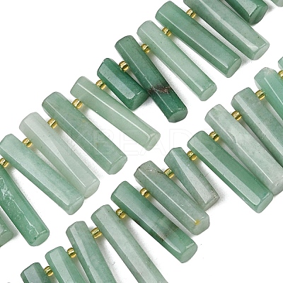 Natural Green Aventurine Beads Strands G-F829-A09-01-1