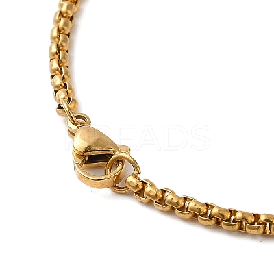 201 Stainless Steel Pendant Necklaces NJEW-K253-01G-1