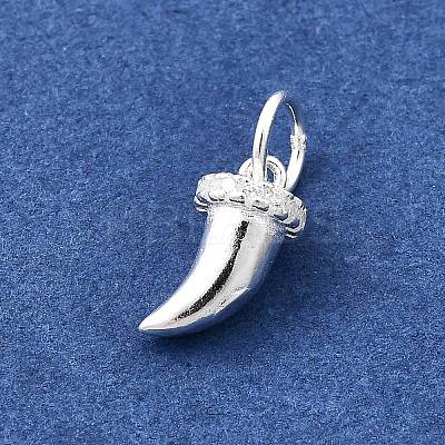 925 Sterling Silver Micro Pave Cubic Zirconia Charms STER-D309-01B-S-1