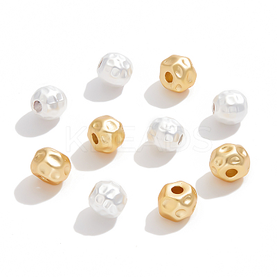 20Pcs 2 Colors Brass Beads KK-BC0007-16-1
