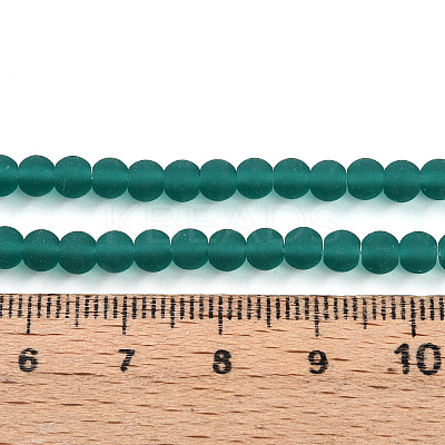 Transparent Glass Beads Strands GLAA-T032-T4mm-MD21-1