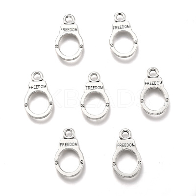 Tibetan Style Alloy Pendants TIBE-S323-082AS-RS-1