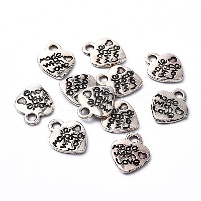 Ideas for Valentines Day Gifts Tibetan Style Alloy Pendants LS-LF0004Y-NF-1