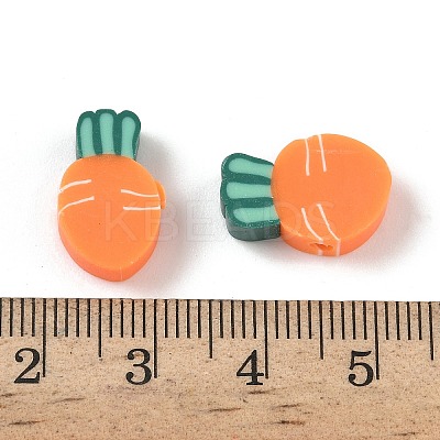 Fruit & Vegetable Theme Handmade Polymer Clay Beads CLAY-F006-02B-1