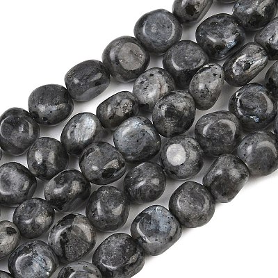 Natural Larvikite Beads Strands GG-CBA787B-A37-1