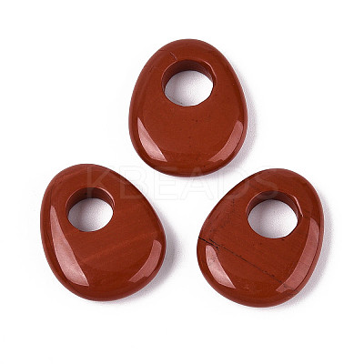 Natural Red Jasper Pendants G-T144-09F-1