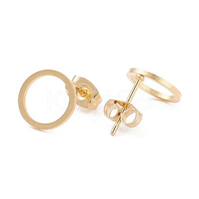 304 Stainless Steel Stud Earrings EJEW-Z012-10D-G-1