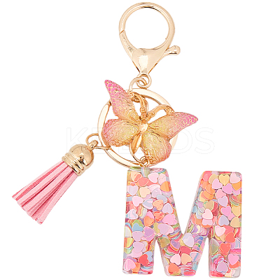 Zinc Alloy Tassel Keychain KEYC-WH20004-12P-1