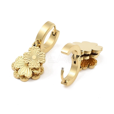 Real 18K Gold Plated 304 Stainless Steel Dangle Earrings EJEW-L283-054G-03-1