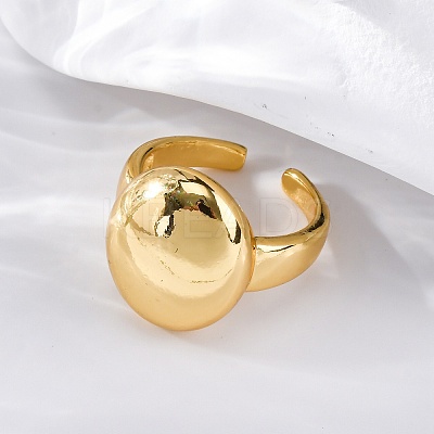 Brass Open Cuff Rings for Women LS-RJEW-G341-04G-03-1