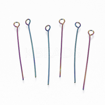 Ion Plating(IP) 304 Stainless Steel Eye Pins STAS-Q234-35mm-01-1