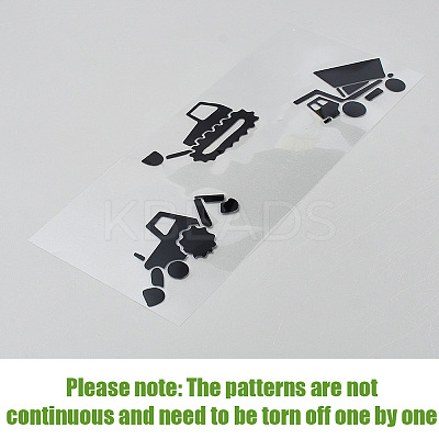 Waterproof PVC Self Adhesive Stickers STIC-WH20010-10-1