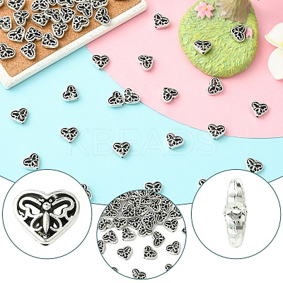 50Pcs Tibetan Style Alloy Beads FIND-YW0008-58-1