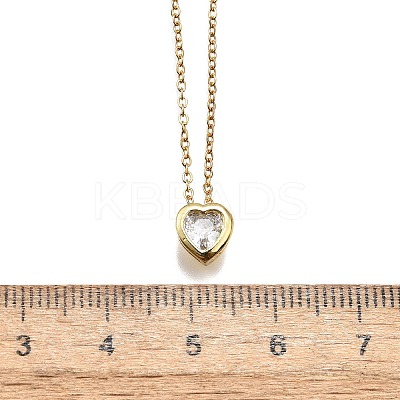 304 Stainless Steel Pendant Necklaces NJEW-O108-14G-1