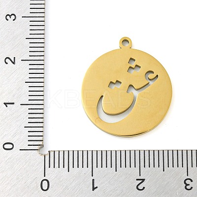 304 Stainless Steel Pendants LS-STAS-S142-07G-1