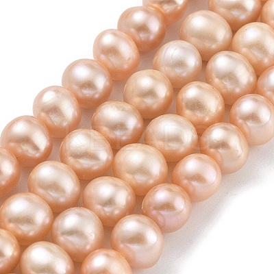 Natural Cultured Freshwater Pearl Beads Strands PEAR-C003-18B-1