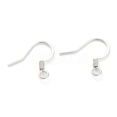 Tarnish Resistant 316 Surgical Stainless Steel Earring Hooks X-STAS-M288-08P-1