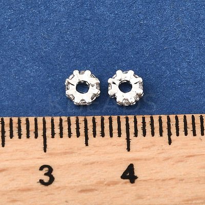 Brass Micro Pave Clear Cubic Zirconia Beads KK-K300-02A-S-1
