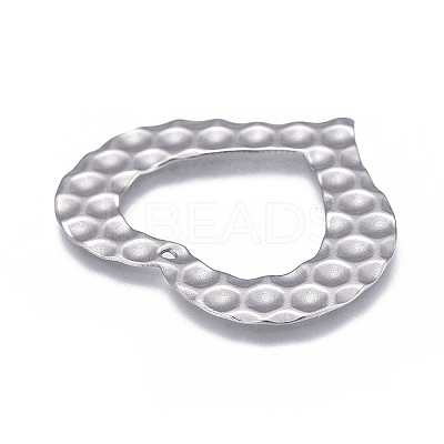 Non-Tarnish 304 Stainless Steel Hollow Pendants LS-STAS-F249-06P-1