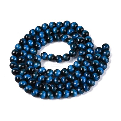 Imitation Tiger Eye Glass Beads Strands GLAA-Q106-03A-B11-1