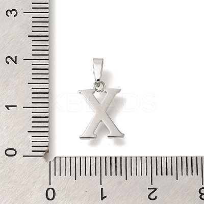 304 Stainless Steel Micro Pave Cubic Zirconia Pendants STAS-H228-02P-09-1