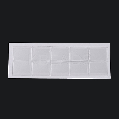 Plastic Necklace Chain Adhesive Pouch for Necklace Display Cards LS-AJEW-P088-01A-1