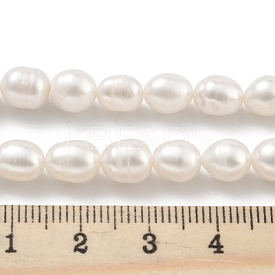 Natural Cultured Freshwater Pearl Beads Strands PEAR-P062-08G-1