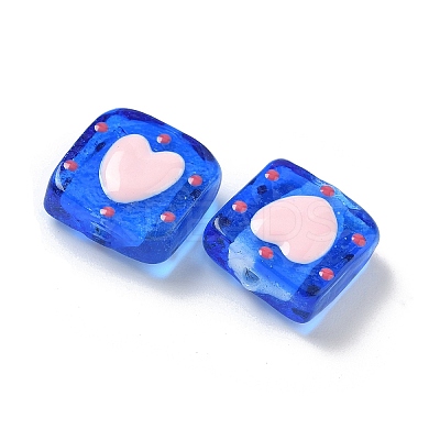 Handmade Lampwork Enamel Beads LAMP-G147-02G-1