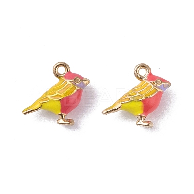Alloy Enamel Pendants X-ENAM-R149-08C-G-1