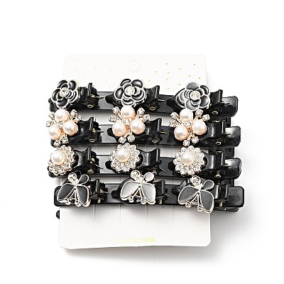 Fashion Double Layer Plastic Alligator Hair Clips Sets LS-PHAR-P005-24-1