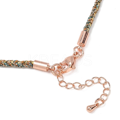 2.5MM Round Nylon Cotton Cord Necklace Making NJEW-C106-01RG-1