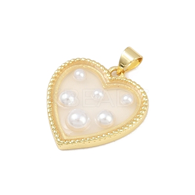 Epoxy Resin Pendants KK-P323-07A-G-1