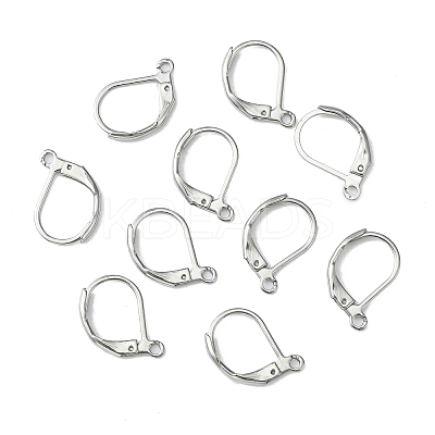 Tarnish Resistant 304 Stainless Steel Leverback Earring Findings STAS-S028-07-1