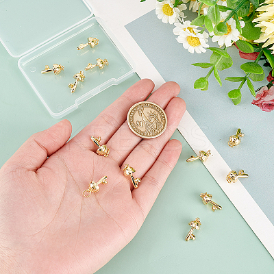 12Pcs Brass Pendants KK-DC0002-20-1