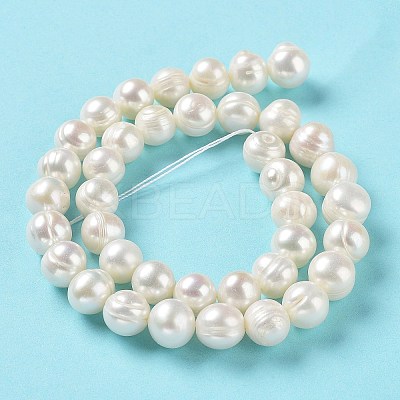 Natural Cultured Freshwater Pearl Beads Strands PEAR-E019-01-1