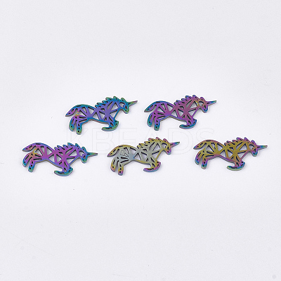 Ion Plating(IP) 201 Stainless Steel Filigree Joiners STAS-S105-JN223-1