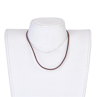 Leather Cord Wrap Bracelets/Necklace BJEW-JB03920-M-1