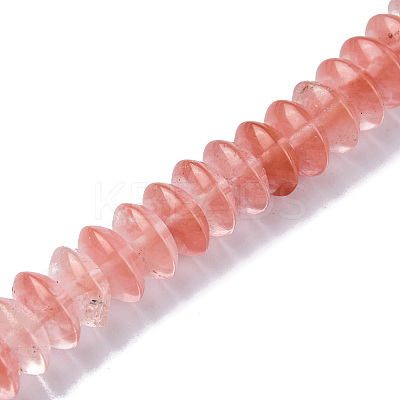 Cherry Quartz Glass Beads Strands G-F743-05A-1