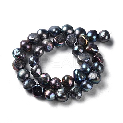 Natural Cultured Freshwater Pearl Beads Strands PEAR-E018-90-1