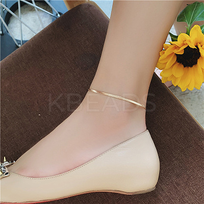 Stainless Steel Charm Anklets for Women WG18C2B-28-1